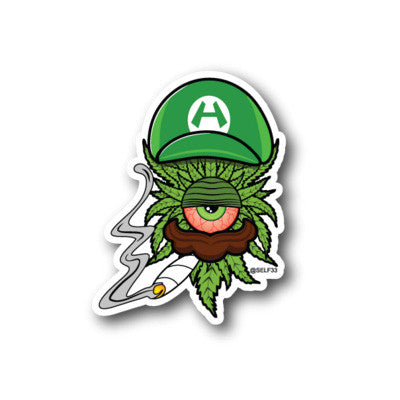 Luigi Clopse Sticker