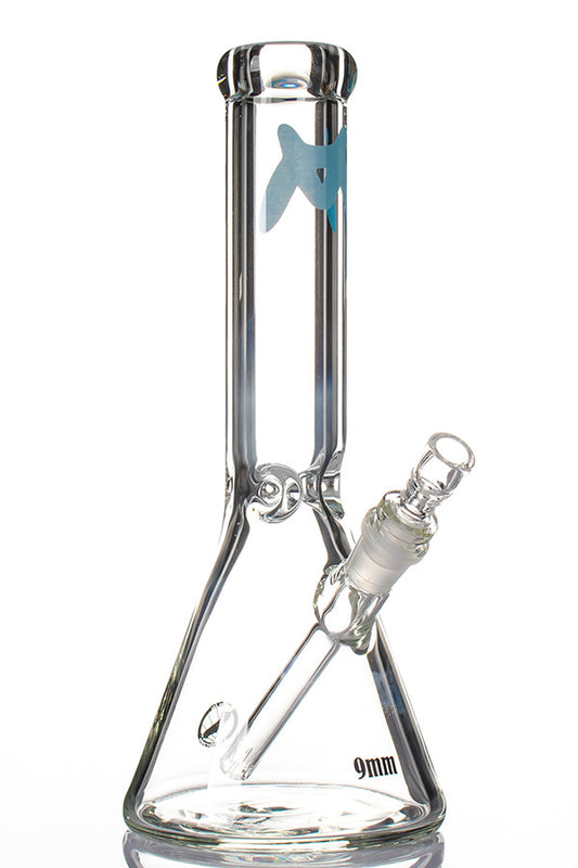 MAV Glass 12 Inch 9mm Beaker - Blue.