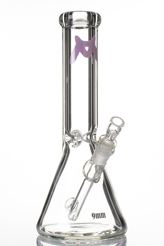 MAV Glass 12 Inch 9mm Beaker - Purple.