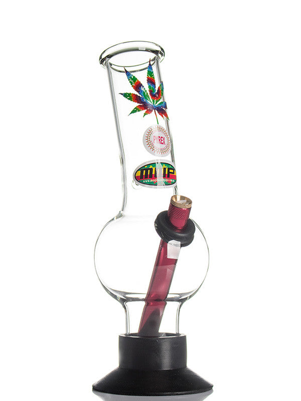 MWP Glass Bong - Psychedelic Leaf