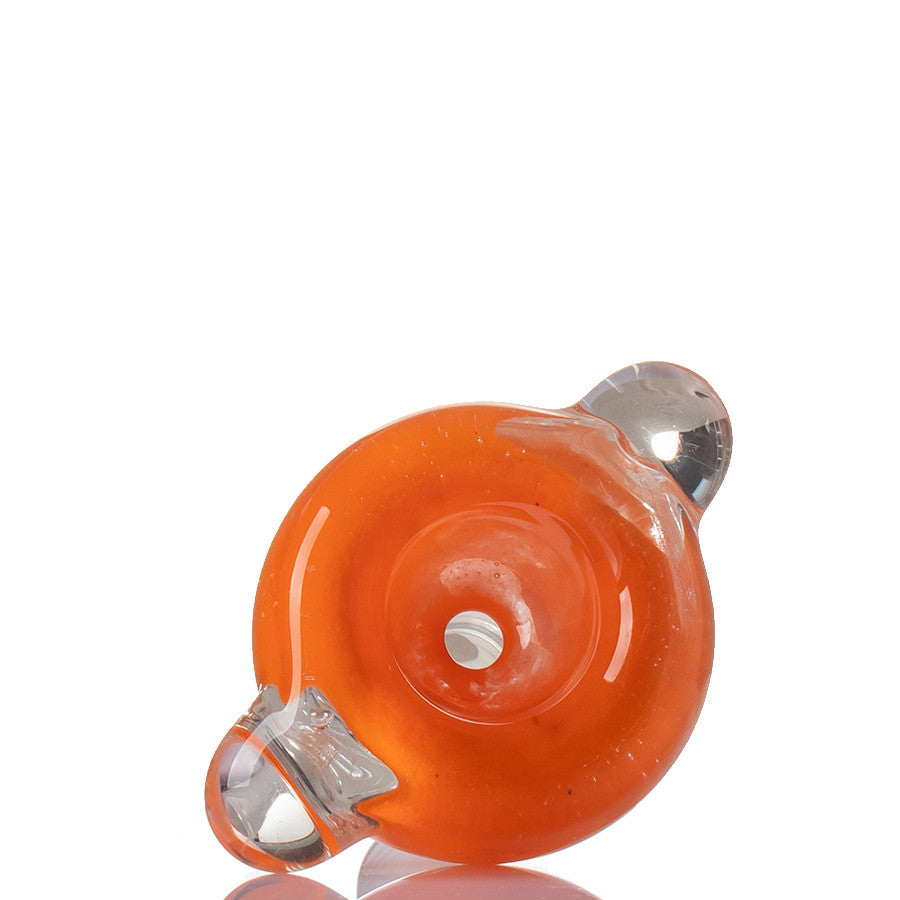 Mathematix Frit Bowl 14mm Orange - detail view.