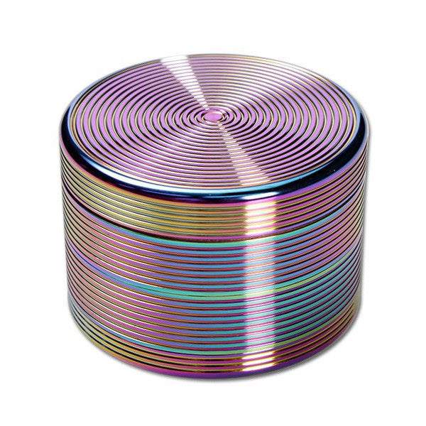 Oil Slick Aluminium Grinder 63mm - 4 part