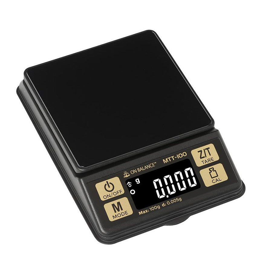 Only Scale On Balance MTT-100 Mini Table-Top Scales 100g X 0.005g – Beefy's Bongs