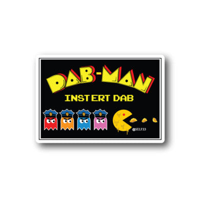 Pac Man Parody Sticker