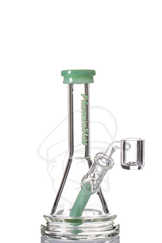 Phoenix Mini Dab Rig Jade Green.