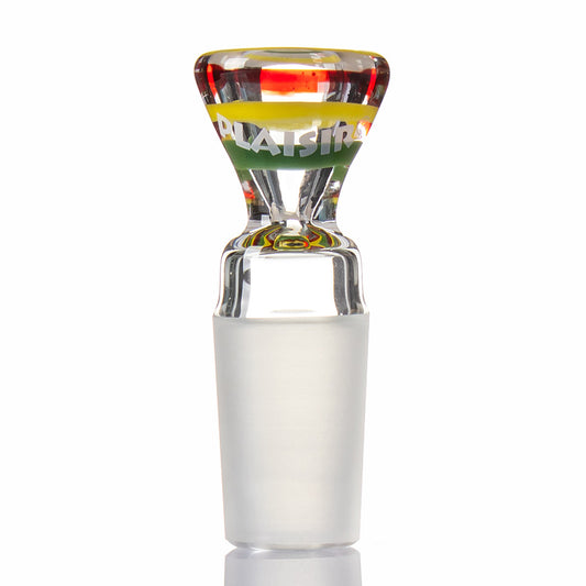 Plaisir Glass Cone 18.8mm - Rasta 2.