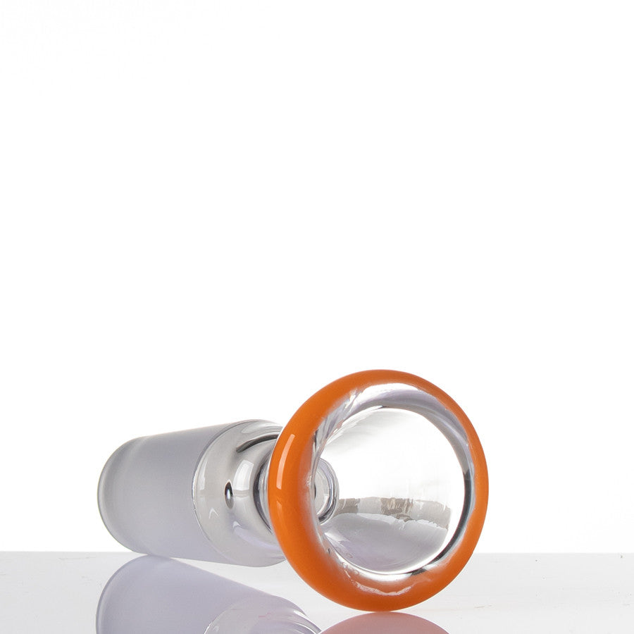 Plaisir Glass Cone 14.5mm Medium Orange - detail.