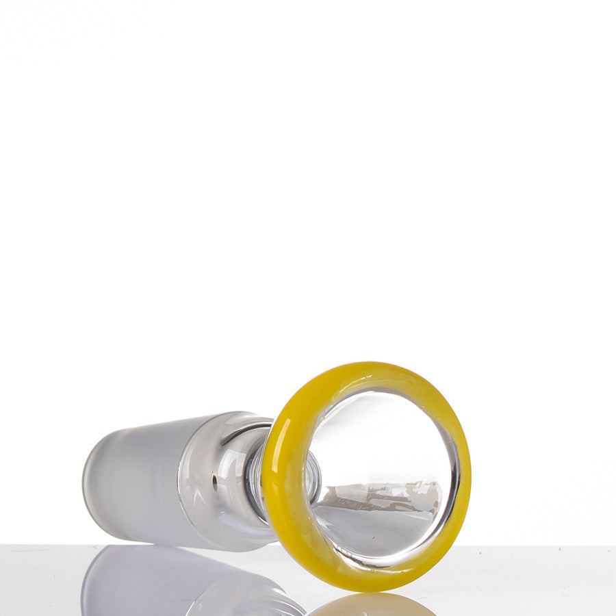 Plaisir Glass Cone 14.5mm Medium Yellow - detail.