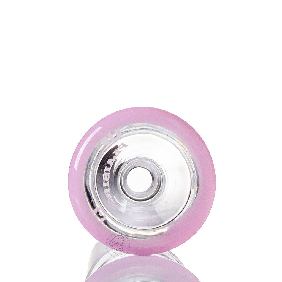 Plaisir Glass Cone 18.8mm Medium Pink - Detail view.