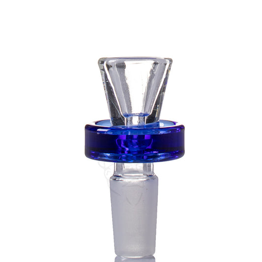 Ridge Glass Cone 14mm - Blue.