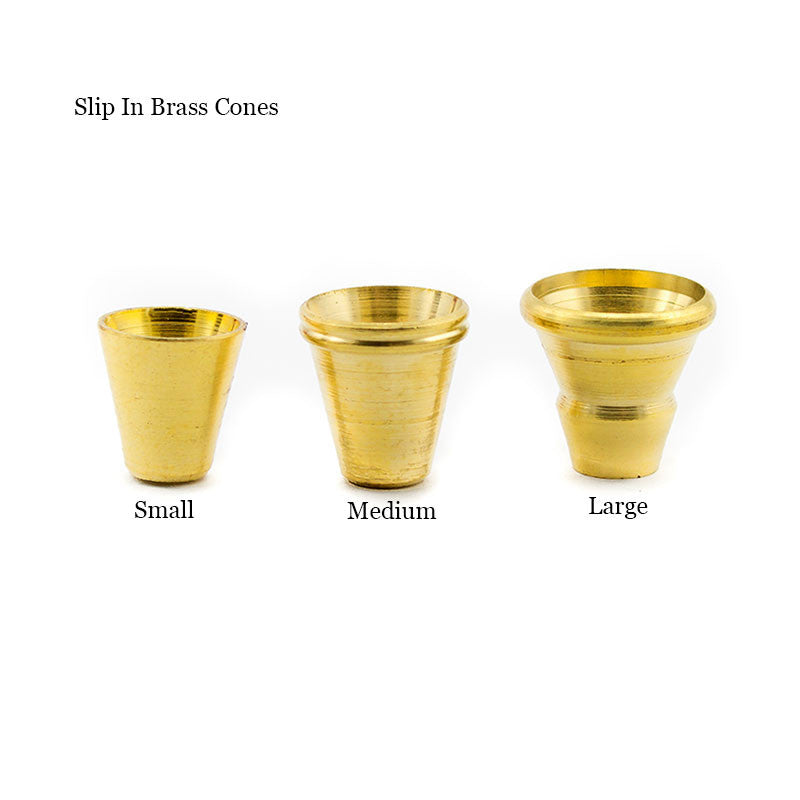Slip In Brass Cone size guide
