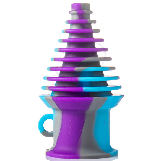 Silicone Mouthpiece - Blue/Grey/Purple.