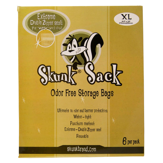 Skunk Sack XL Clear x 6