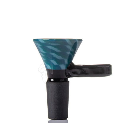 Stacked Glass Cone 14mm - Blue.