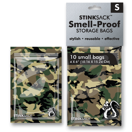 Stink Sack 10 x Small Bags - Camo