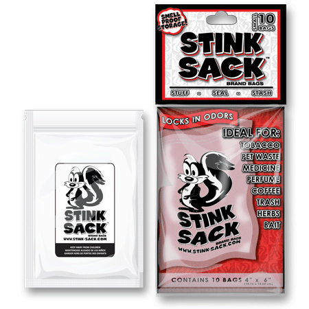 Stink Sack 10 x Small Bags - Clear