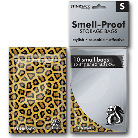 Stink Sack 10 x Small Bags - Leopard