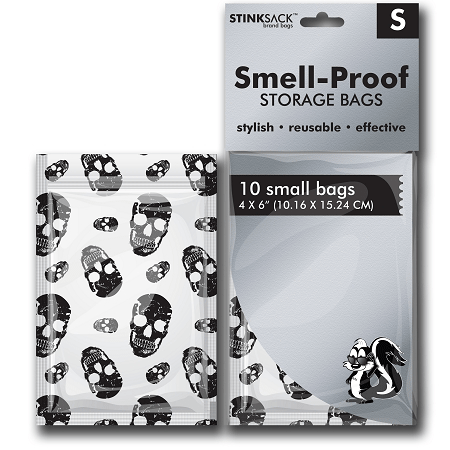 Stink Sack 10 x Small Bags - Skulls