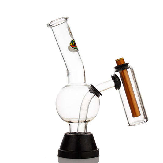 Bent Bubble Chamber 23cm Glass Bong