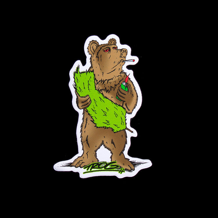 TROG Sticker - Cali Bear
