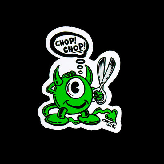 Chop Chop Green Mini 'Sticker