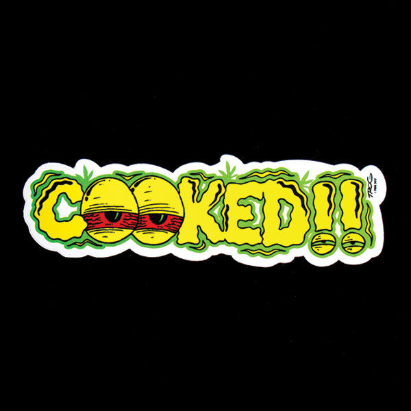 Cooked!! Large 'Sticker – Beefy's Bongs