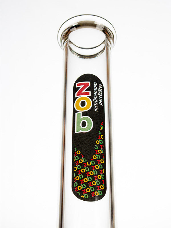 ZOB OG Beaker 18 Inch Rasta 2 - label