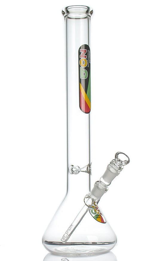 ZOB Glass OG Beaker Bong 18 Inch Rasta