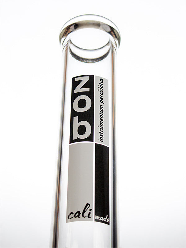 ZOB OG Beaker 18 Inch Black and White - label