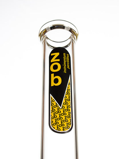ZOB OG Beaker 18 Inch Black / Yellow - label