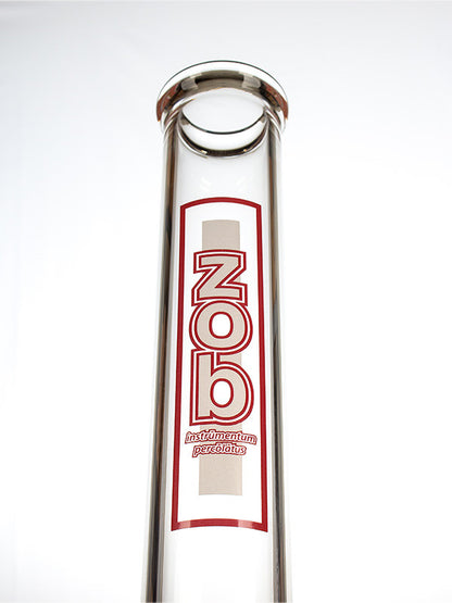 ZOB OG Beaker 18 Inch Red and White - label