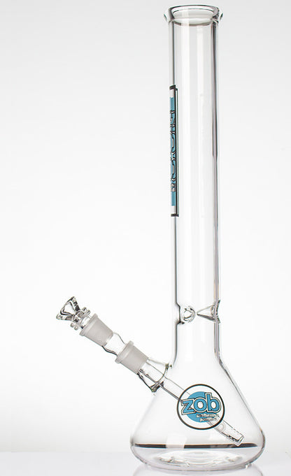 ZOB Glass OG Beaker Bong 18 Inch side view