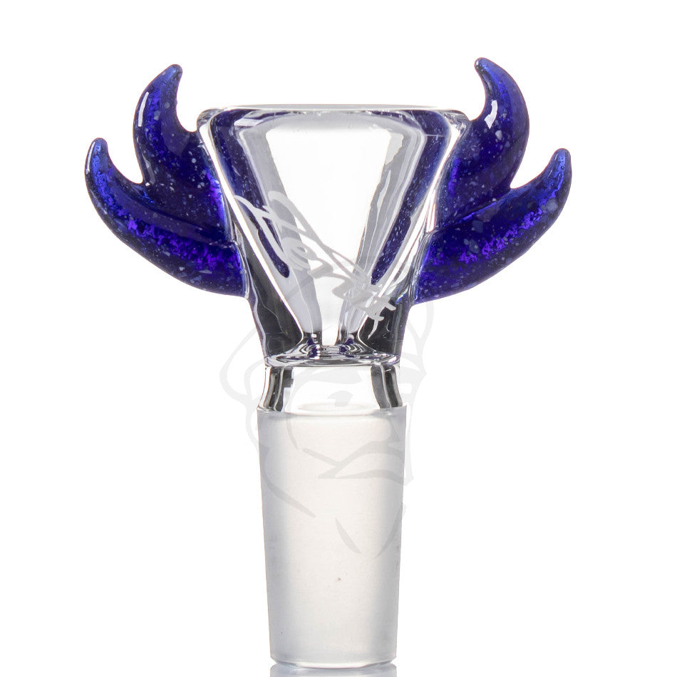 Zenit Glass Cone 14.5mm Horns Blue Blizzard.