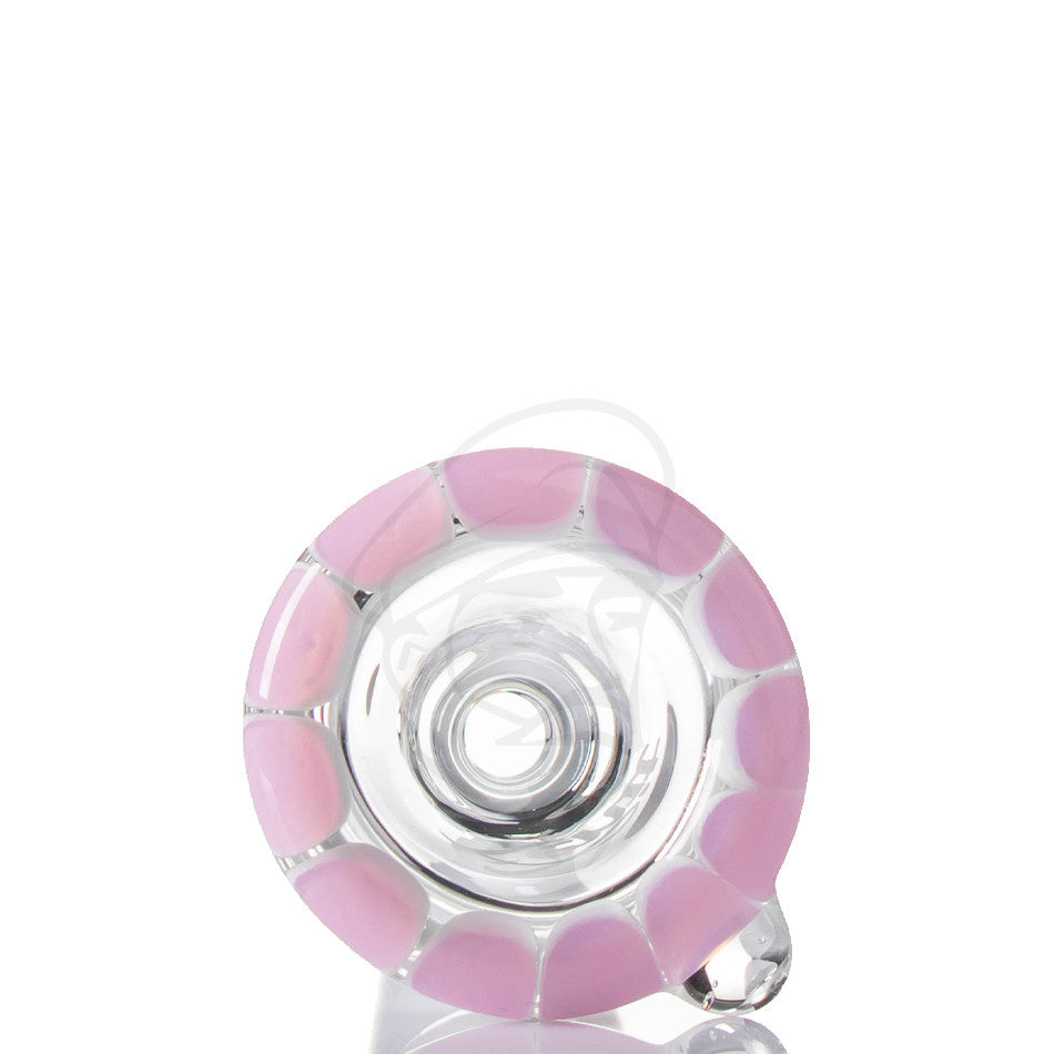 Zenit Glass Cone 14mm Rasta - Pink - Detail view.