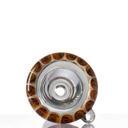 Zenit Glass Cone 18.8mm Rasta  Amber - detail.