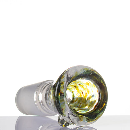 Zenit Glass Cone 18.8mm Frit Oil Green - detail.