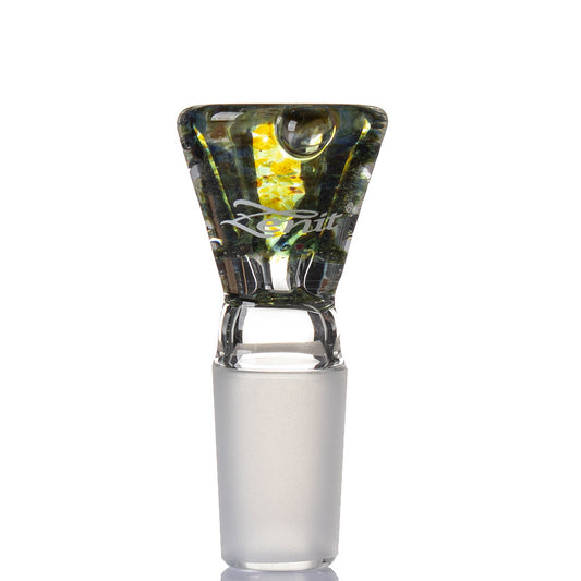 Zenit Glass Cone 18.8mm Frit - Oil Green.