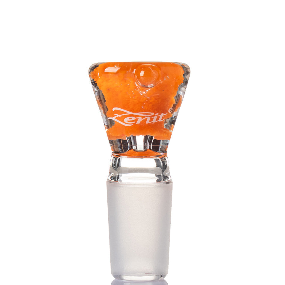 Zenit Glass Cone 18.8mm Frit - Orange.