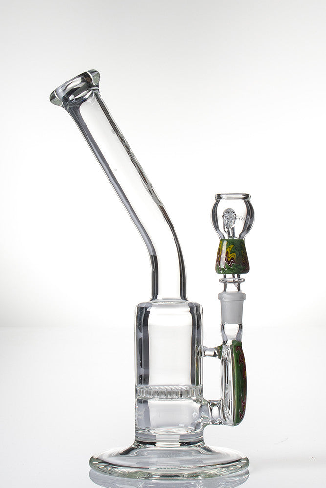Zenit Worked Honeycomb Bubbler - side view.