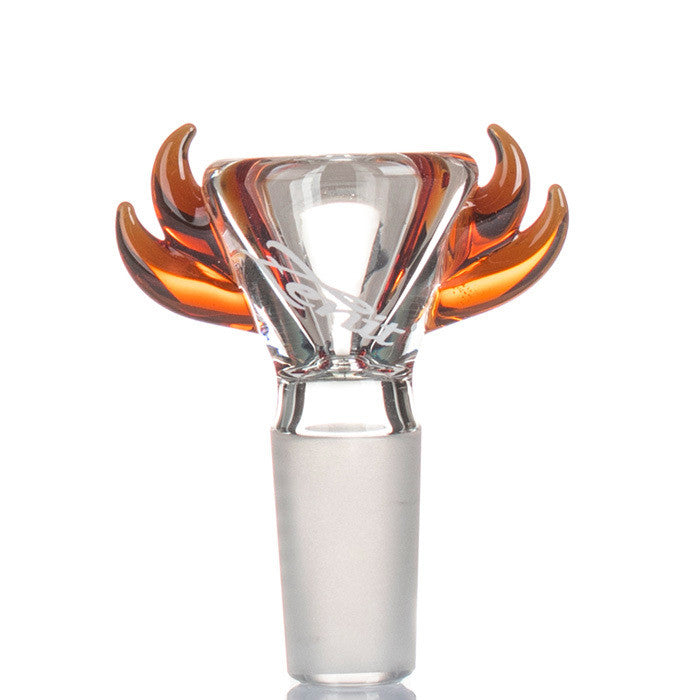 Zenit Glass Cone 14.5mm Horns Dark Amber.