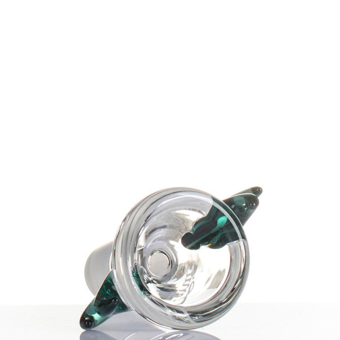 Zenit Glass Cone 14.5mm Horns Aqua - detail