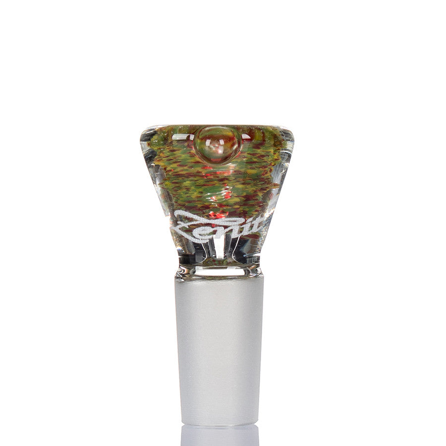 Zenit Glass Cone 14mm Frit - Red/Green/Yellow.