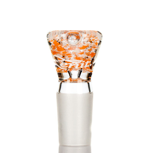 Zenit Glass Cone 18.8mm Frit - Orange/White