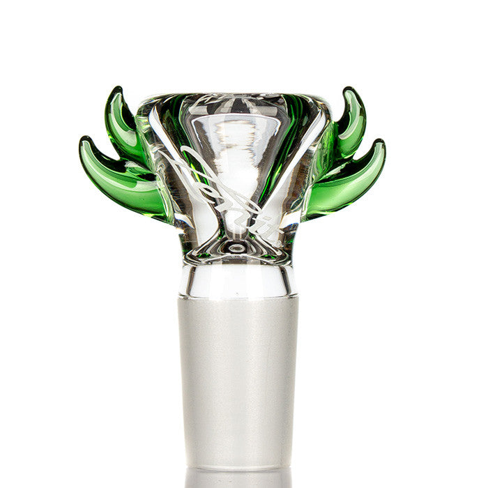 Zenit Glass Cone 18.8mm Horns Green