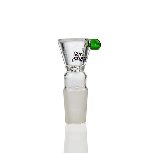 Black Leaf Glass Cone 14mm.