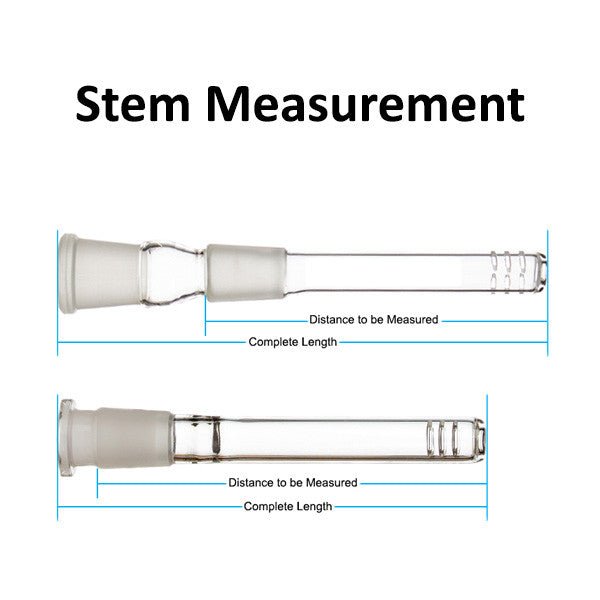 Stem measurement guide.