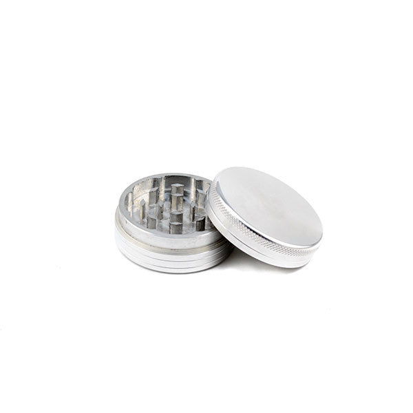 SPLIFF Silver Aluminium Grinder 50mm - 2 part - detail