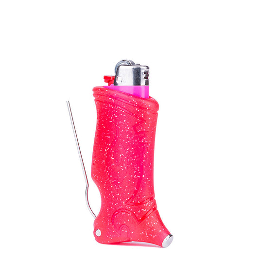 Toker Poker Glow in the Dark - Pink Sparkle