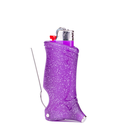 Toker Poker Glow in the Dark - Purple Sparkle